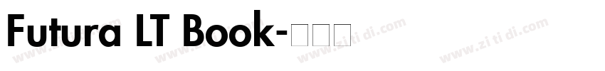 Futura LT Book字体转换